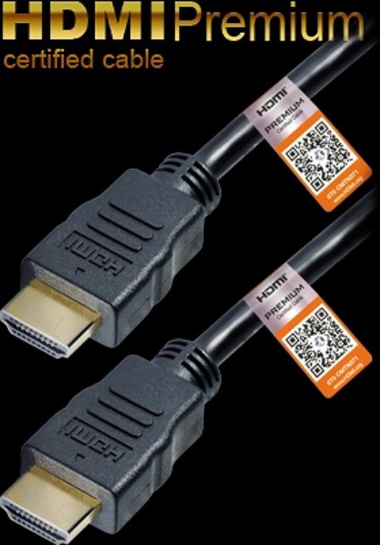 Kabeldirect HDMI Premium 2.0 with Ethernet kabel 1,5m