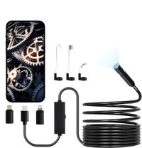 VEVOR Endoscoopcamera 1920P HD Inspectiecamera voor Android IOS met 5M Kabel