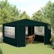 Prolenta Maison Exclusive Professionele Partytent met Zijwanden, 4x4 Meter, Groen, 90 g/m²