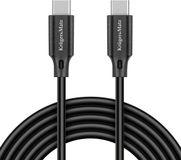 Krüger&Matz Kruger&Matz USB-C Kabel 2,5m, 100W PD, Zwart