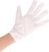 Merkloos Witte korte gala handschoenen voor volwassenen
