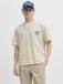 Jack & Jones T-shirt Jornorrebro Typo Tee Ss Crew Neck N 12282898 Antique White Mannen Maat - L
