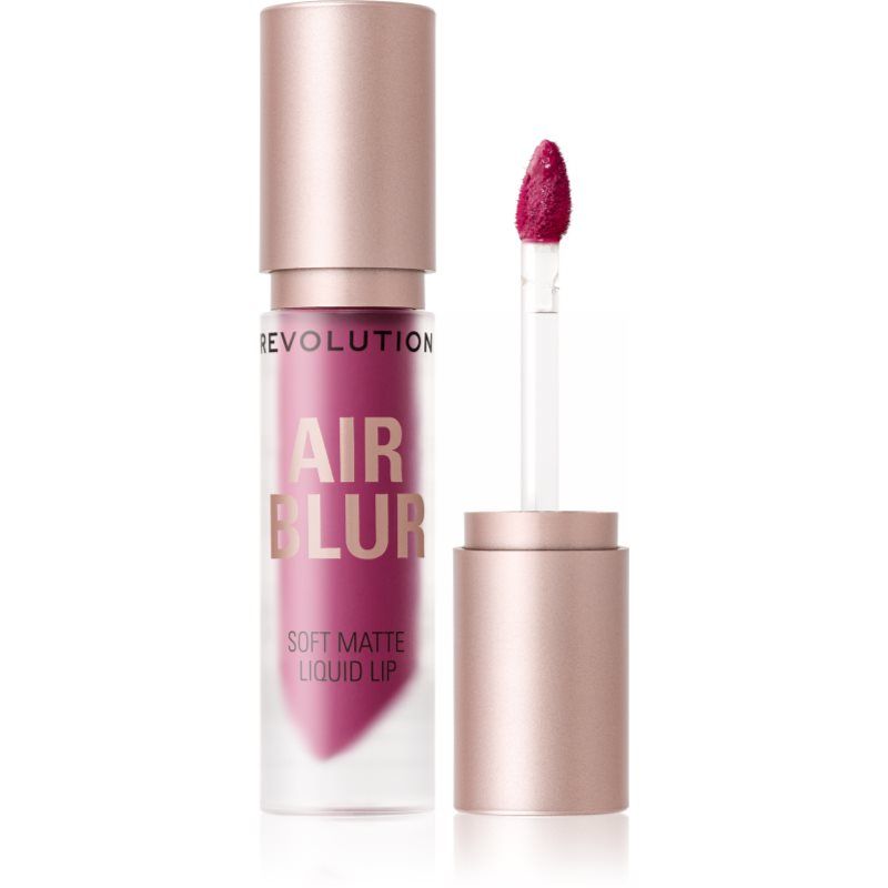 Revolution Air Blur Matte Liquid Lipstick, Langhoudende Lipkleur, Gezichtsmake-up, Vegan & Dierproefvrij, Sultry Deep Mauve, 3.5ml
