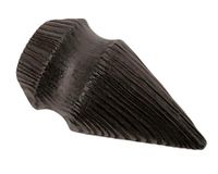 Gardinia Kegel, 2 x eindstuk, hout, koloniaal geborsteld voor gordijntechniek Ø 25 mm, 2