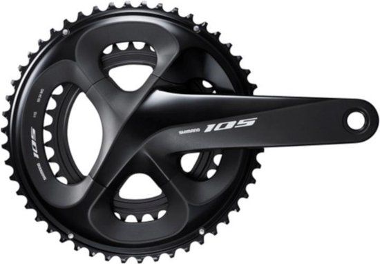 Shimano 105 FC-R7000 Crankstel - 53/39T - 175mm - Zwart