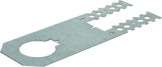 GB Leuninganker sendzimir verzinkt afmeting 256 90 x 1.25mm 10040