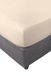 Miracle Home Fitted Sheet, 50% Cotton, 50% Polyester, Soft and Comfortable, Elastic Corners, Anti-Pilling, for Mattresses 20-30 cm, Linen, 90 x 200 x 30 cm, Bed 90 cm