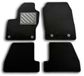 Vloermatten Ford Vloermatten voor Ford Focus III vanaf 2011-2018 Fix, rond, precies passend, antislip, hakbeschermers van versterkt rubber