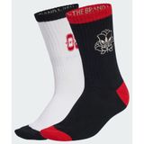adidas Originals CHAUSSETTES MI-MOLLET MOTIF ROSES (2 PAIRES), pointure 40-42