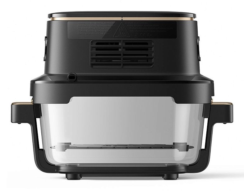 Mova Aeroglass AF20 Pro Glazen Airfryer - Dubbele Capaciteit 4L + 2.5L - Borstelloze Grill