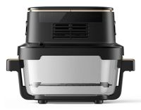 Mova Aeroglass AF20 Pro Glazen Airfryer - Dubbele Capaciteit 4L + 2.5L - Borstelloze Grill