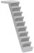 Merkloos Lundby Poppenhuis accessoires - trappen voor poppenhuis - 20,5 cm spel huis trap voor minipoppen 11 cm - leeftijd 3+, schaal 1:18
