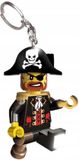 LEGO Lichtgevende sleutelhanger - Piraten Kapitein Brickbeard