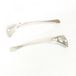 Barracuda SPO moto scooter SILVER aluminum INSERT (pair)