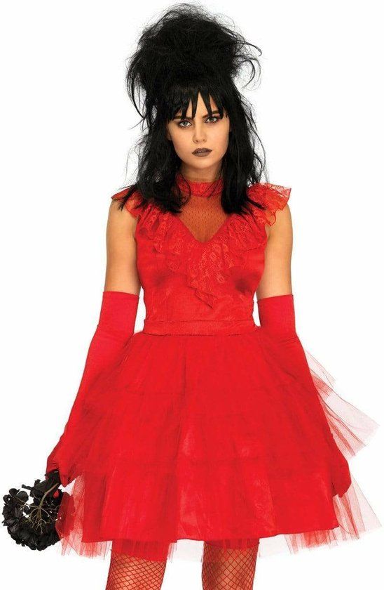 Leg Avenue Beetle Bride Halloween Costume - Red - Size L