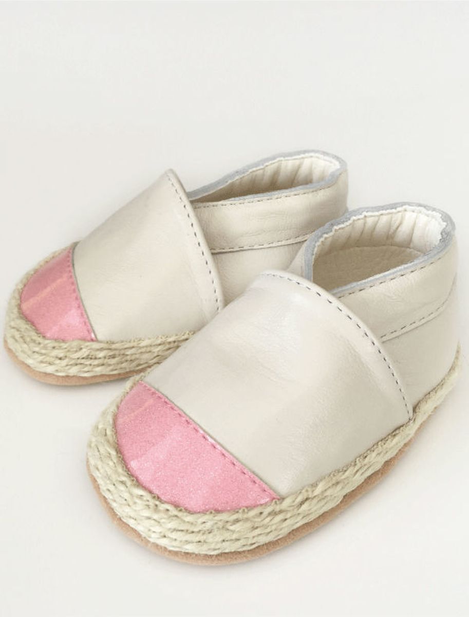 Kohworld Babyschoentjes-espadrilles-Pink-Oyster / 6-9 mnd