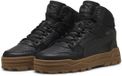 Puma Mid Rebound Abrupt 397468 Heren Sneakers Leer Zwart-Grijs-Brons Maat 37