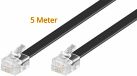 Goobay P1 kabel 6 meter RJ12-RJ12 Zwart