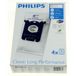 Philips Sacs Aspirateur (x4) Classique Long Performance