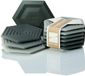 Degrē Sous-verres en silicone - Hexagonal - 10 mm d'épaisseur - Résistant au lave-vaisselle et aux salissures - Pour boissons à l'intérieur et à l'extérieur - Wintersalat - 6 pièces
