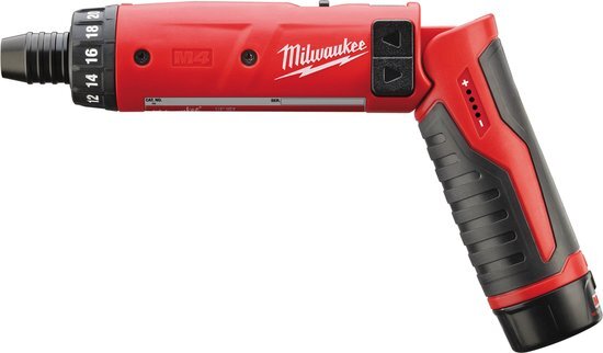 Milwaukee M4 D-202B/2 Accu-compactschroevendraaier 4 volt 2,0 AH