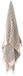 Bloomingville Plaid Memmo 130 x 160 cm Rayé Coton Brun/Blanc