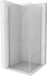 Mexen Pretoria Duo douchecabine porte battante 100 x 100 cm, transparent, chrome