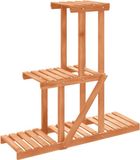 vidaXL Plantenstandaard 81x25x75,5 cm massief vurenhout