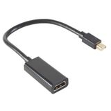 S-Impuls Mini DisplayPort naar HDMI adapter - versie 1.4 (4K 60 Hz + HDR) / zwart - 0,15 meter