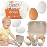 Viga toys Houten Eieren - 6 Stuks