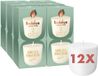 Bolsius - CleanLight - 12 Geurkaars Navullingen - Vanille & Tonka Bean - 24 Branduren