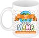 Bellatio Decorations Naam mok mama Elin - wit - keramiek - 300 ml