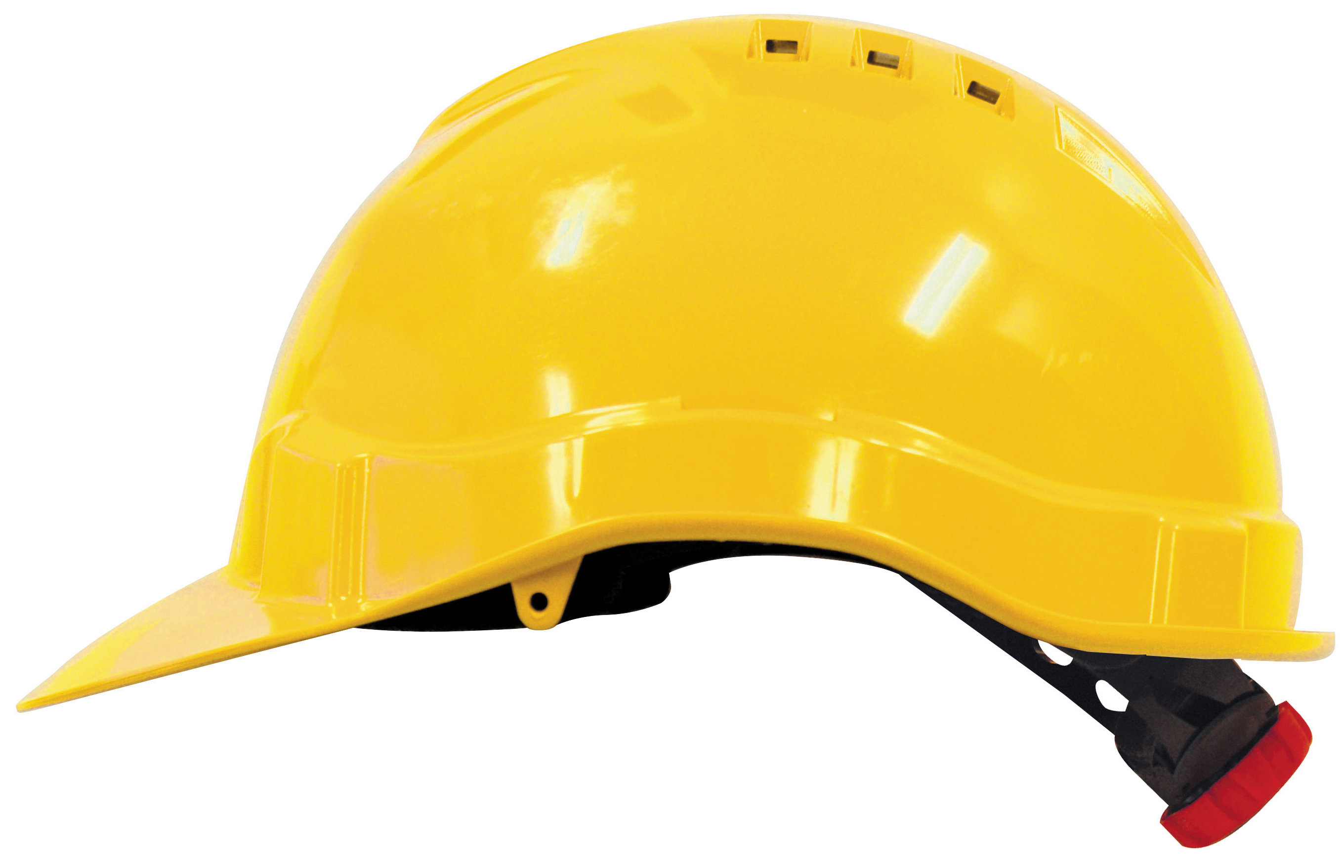M-Safe PE veiligheidshelm MH6010 geel met draaiknop