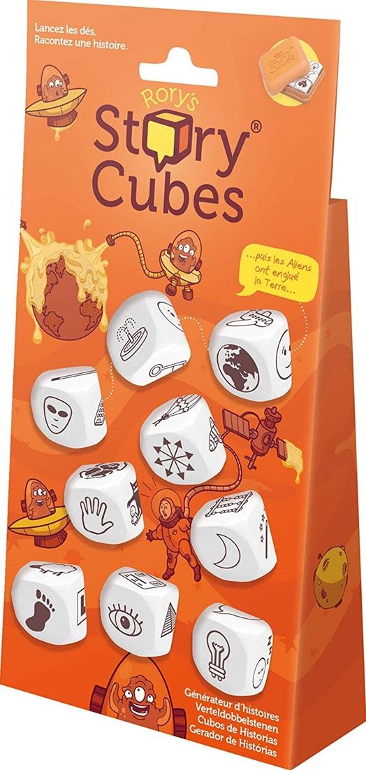The Creativity Hub Rory's Story Cubes Original - Dobbelspelen - 6+ jaar - Oranje