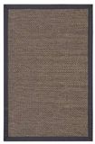 Storesdeco Premium vinyl vloerkleed met bies, antislip en sterk – donkerbruin, 200 x 290 cm