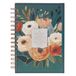Journal Christian Art Gifts Inc Journal Spiral Multi-Color Floral Joy Patient Faithful Rom. 12:12