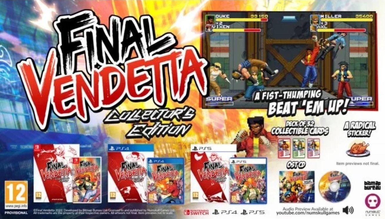 Numskull Final Vendetta Collector's Edition - Nintendo Switch