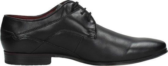 Bugatti Veterschoenen Mannen Maat 44 schwarz Leer Casual schoenen