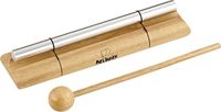Nino Percussion Energy Chimes muziekinstrument, groot, inclusief beugel, voor kinderen vanaf 3 jaar, hout en aluminium, naturel (NINO579L)