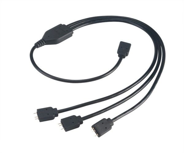 Akasa AK-CBLD07-50BK - LED Strip Extension Cable - Black