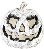Atosa Pompoen Halloween Decoratieve Figuur (21 x 17 cm) Grijs