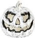 Atosa Pompoen Halloween Decoratieve Figuur (21 x 17 cm) Grijs