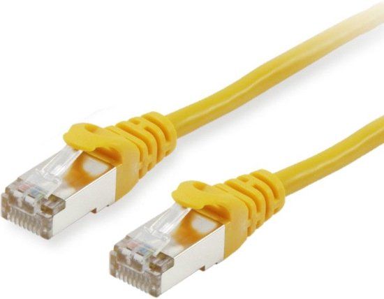 Equip CAT6a sFTP kabel 7.5 meter Geel