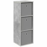 vidaXL Dressoir met lade Beton Grijs 30,5 x 27 x 84,5 cm