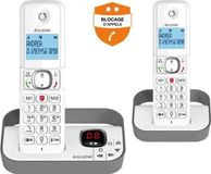 ALCATEL Draadloos vast telefoonapparaat F860 voice duo, grijs