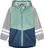 Playshoes Veste de pluie enfant doublure polaire vert/gris-98