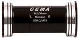 Cema Bb86-bb92 Stainless Steel Shimano Trapaslagers Zilver 86.5/92 mm