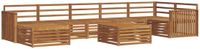 vidaXL Acacia Hout Loungeset 7-zits Naturel