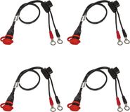 TecMate OptiMate CABLE O-11 x4, Weerbestendige accukabel, Zwarte Kleur