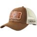 Ariat Casquette pour femme avec écusson floral en cuir et fermeture snapback, Taille unique